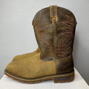 NEW IRISH SETTER Steel Toe Western Boots Brown Men’s 13 EE